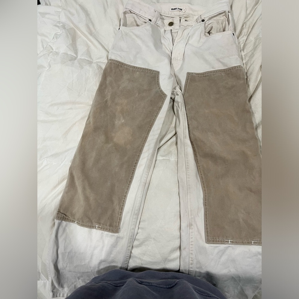 Rudy Jude sage color block utility pants